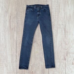 Vintage Levi’s 510 Leather Patch Denim Blue Jeans